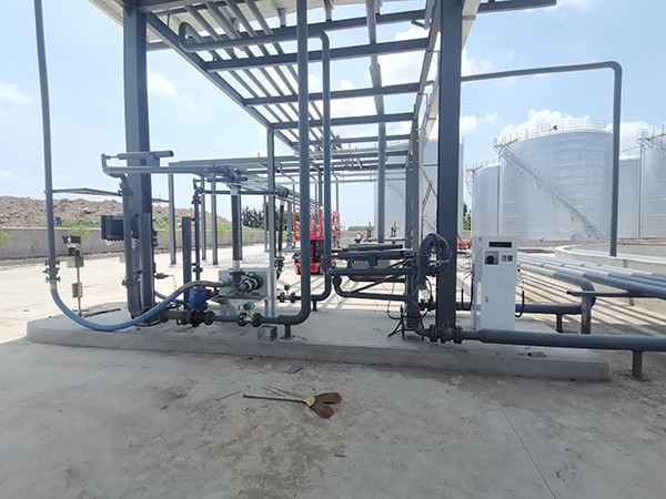 下装鹤管定量装车系统 密闭装车